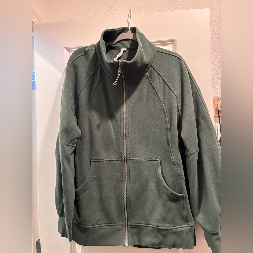 lululemon athletica Scuba Oversized Funnel-Neck Full Zip XL/XXL Legacy Green